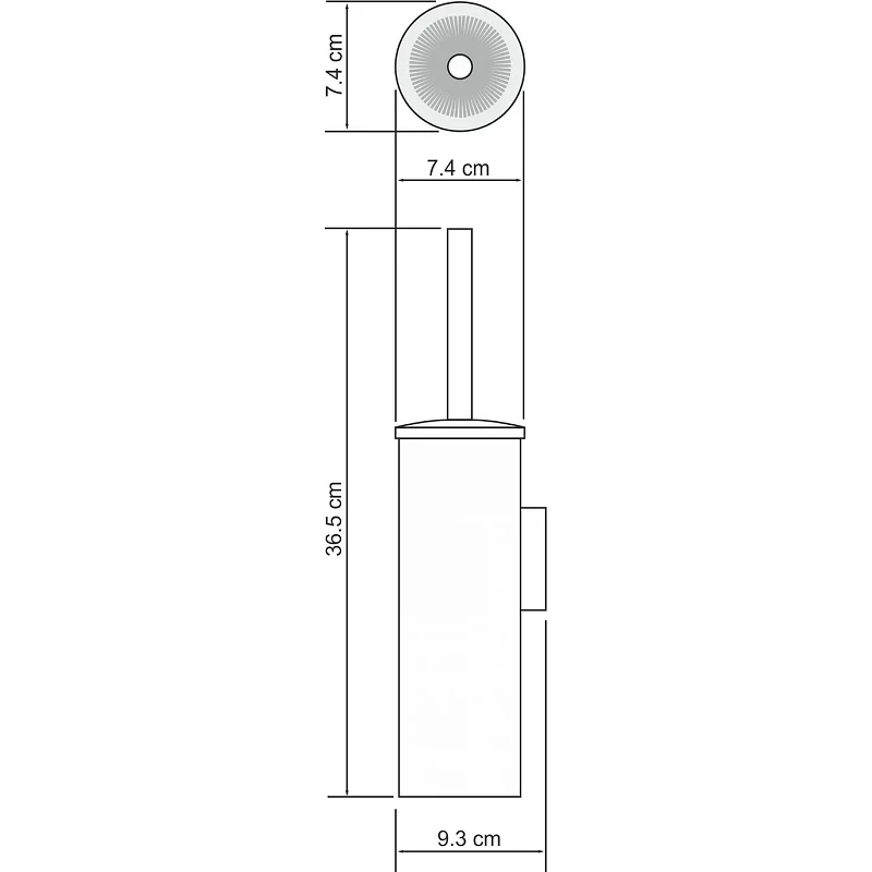 Ершик для унитаза WasserKRAFT K-1087W Белый