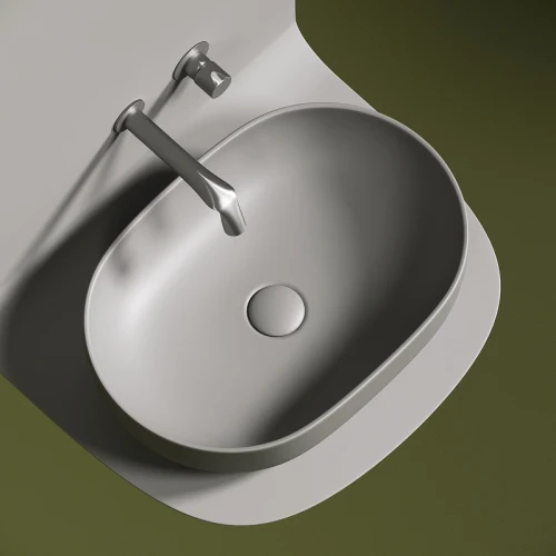 Раковина-чаша Ceramicanova Element 60 CN6047MH Антрацит матовый фарфор накладная