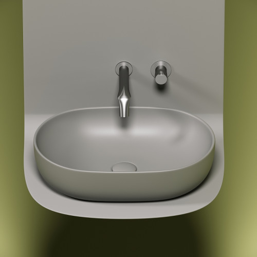 Раковина-чаша Ceramicanova Element 60 CN6047MH Антрацит матовый фарфор накладная