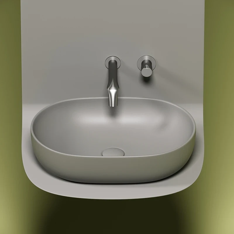 Раковина-чаша Ceramicanova Element 60 CN6047MH Антрацит матовый фарфор накладная