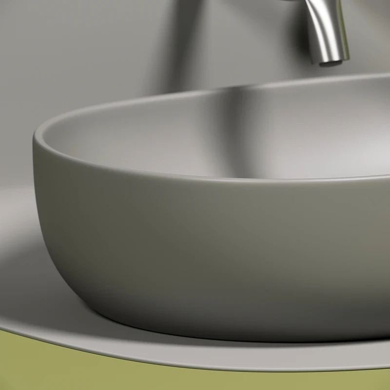 Раковина-чаша Ceramicanova Element 60 CN6047MH Антрацит матовый фарфор накладная