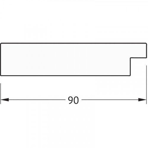 Зеркало Evoform Definite 160х80 BY 3345 в багетной раме - Волна хром 90 мм стекло