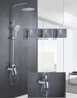 Душевая система Rose R13 R1336 Хром