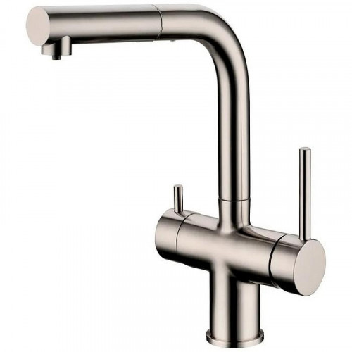 Смеситель для кухни Grocenberg GB4097NK Никель