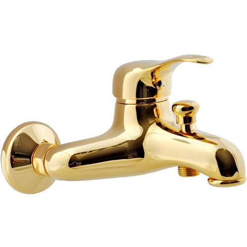 Смеситель для ванны Remer Musa M05DO Золото латунь на стену