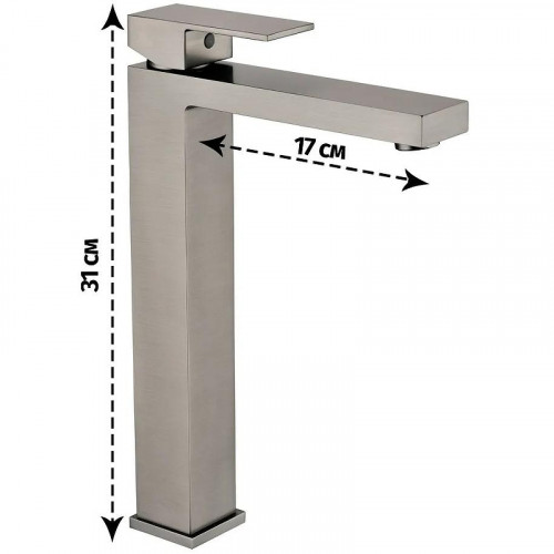 Смеситель для раковины Grocenberg GB3008BG Графит