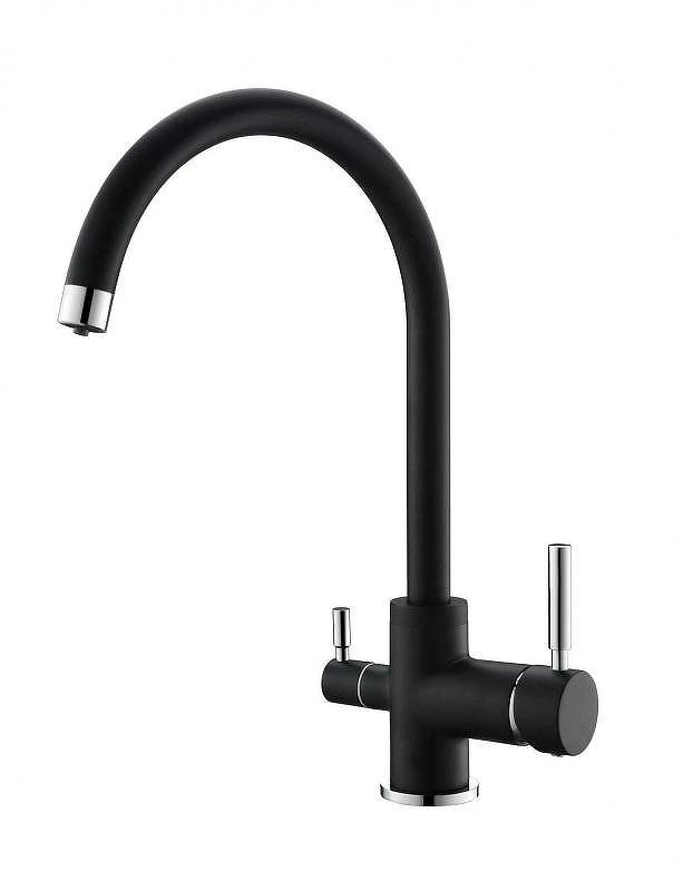 Смеситель для кухни Emar Quartz 3007.8 цвет Морион