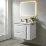 Тумба с раковиной Azario Элегия 80 CS00106449 подвесная цвет Белый матовый