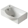 Раковина CeramaLux 40 78404R Белая фаянс подвесная