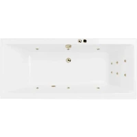 Акриловая ванна Excellent Pryzmat 190x90 WAEX.PRY19.LINE.BR с гидромассажем