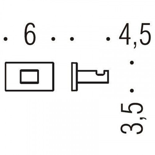 Крючок Colombo Design Look BLC27.OM Золото матовое