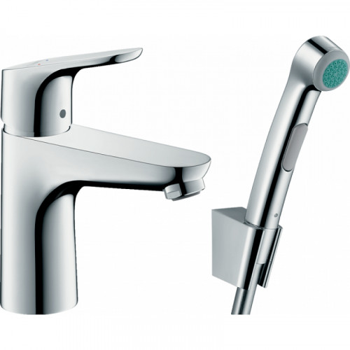 Смеситель для раковины Hansgrohe Focus 31927000 с гигиеническим душем Хром латунь