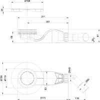 Сифон для душевого поддона Bette Air 50 B525-000 Белый