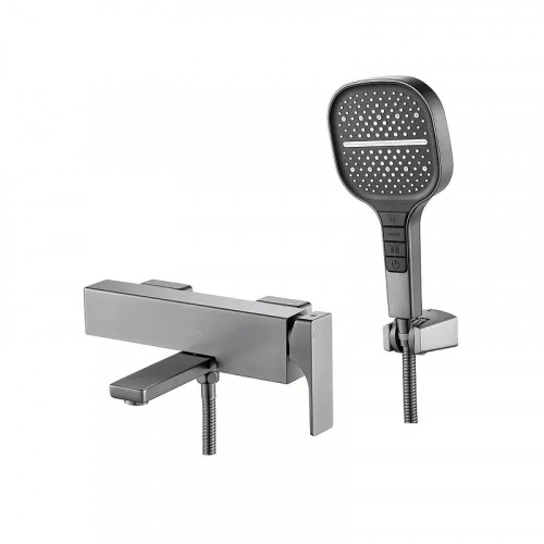 Смеситель для ванны Rose R1002T цвет Оружейная сталь