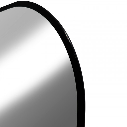 Зеркало Reflection Black View 1000х700 RF4004BV с подсветкой Черное с бесконтактным выключателем, диммером и часами МДФ / ЛДСП, стекло