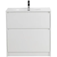 Тумба под раковину BelBagno Kraft 39 80 KRAFT39-800/390-2C-PIA-BO Bianco Opaco МДФ / ЛДСП