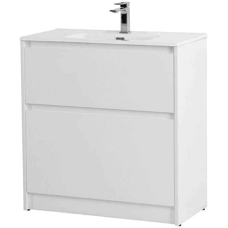 Тумба под раковину BelBagno Kraft 39 80 KRAFT39-800/390-2C-PIA-BO Bianco Opaco МДФ / ЛДСП
