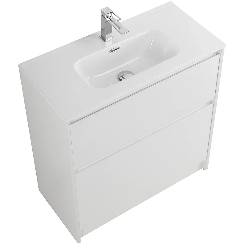 Тумба под раковину BelBagno Kraft 39 80 KRAFT39-800/390-2C-PIA-BO Bianco Opaco МДФ / ЛДСП