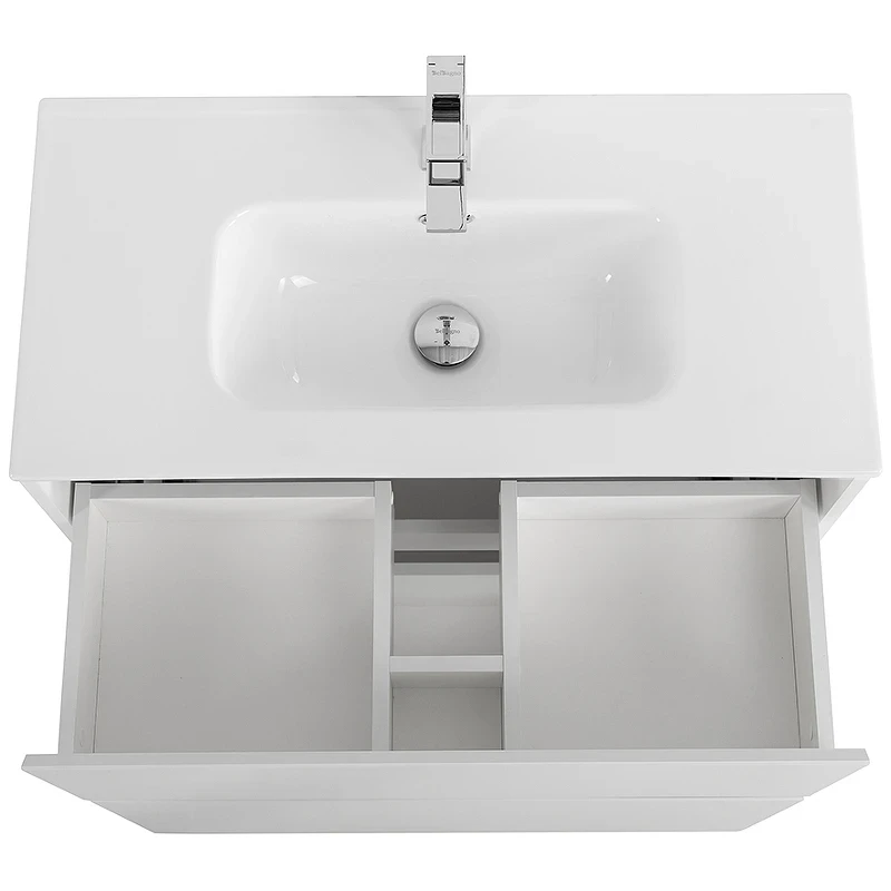 Тумба под раковину BelBagno Kraft 39 80 KRAFT39-800/390-2C-PIA-BO Bianco Opaco МДФ / ЛДСП