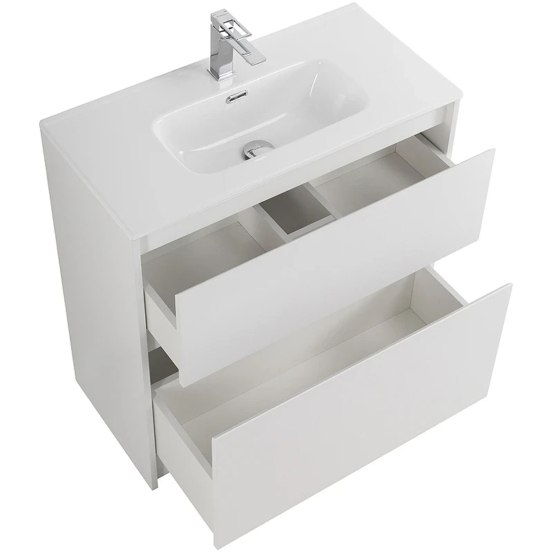 Тумба под раковину BelBagno Kraft 39 80 KRAFT39-800/390-2C-PIA-BO Bianco Opaco МДФ / ЛДСП