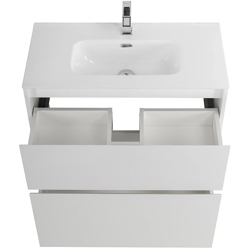 Тумба под раковину BelBagno Kraft 39 80 KRAFT39-800/390-2C-PIA-BO Bianco Opaco МДФ / ЛДСП