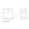 Тумба под раковину BelBagno Kraft 39 80 KRAFT39-800/390-2C-PIA-BO Bianco Opaco МДФ / ЛДСП