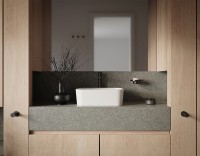 Раковина-чаша Whitecross Garnet 40 0702.040040.200 Белая матовая искусственный камень (литьевой мрамор) накладная
