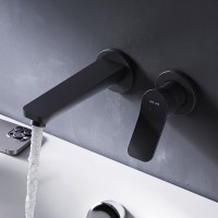 Смеситель для раковины AM.PM X-Joy F85A72622 Черный матовый латунь встраиваемый