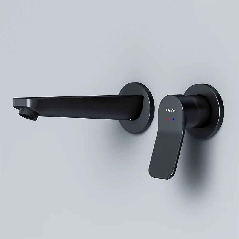 Смеситель для раковины AM.PM X-Joy F85A72622 Черный матовый латунь встраиваемый