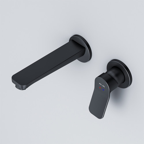 Смеситель для раковины AM.PM X-Joy F85A72622 Черный матовый латунь встраиваемый