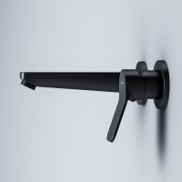 Смеситель для раковины AM.PM X-Joy F85A72622 Черный матовый латунь встраиваемый