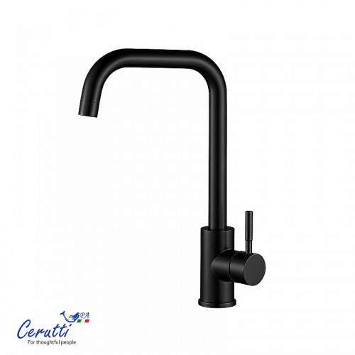 Cмеситель для кухни Ceruttispa Дуилио (Duilio) B CT12104 12104 цвет Черный матовый