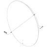 Зеркало AM.PM X-Joy 50 M85MOX40501S с подсветкой с ИК-сенсорным выключателем