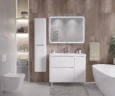 Тумба с раковиной Grossman Адель 90 109004+Madera Adel 70 4627173210232 цвет Белый