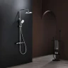 Душевая система Abelsberg Lineara SNS52791CH с термостатом цвет Глянцевый хром