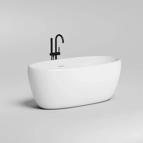 Ванна из искусственного камня Salini Luce 150х75 100122M Белая матовая