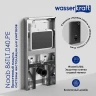 Инсталляция WasserKRAFT Naab 86TLT.040.PE.BL для унитаза Черная нержавеющая сталь, алюминий