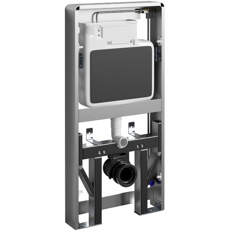 Инсталляция WasserKRAFT Naab 86TLT.040.PE.BL для унитаза Черная нержавеющая сталь, алюминий