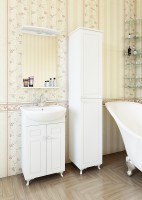 Зеркало Sanflor Софи 55 С02652 Белое МДФ / ЛДСП, стекло