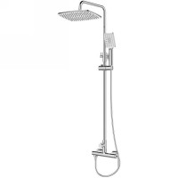 Душевая система BelBagno Acqua ACQUA-DOCM-CRM Хром латунь на стену
