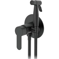 Гигиенический душ со смесителем Frap H801-6 F72801-6 Черный матовый нержавеющая сталь на стену