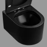 Унитаз Ceruttispa Tanaro Aria MB CT9238 подвесной Черный матовый с сиденьем Микролифт фарфор подвесной