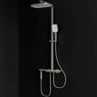 Душевая система RGW Shower Panels SP-35 51140135-01 с термостатом Хром латунь на стену