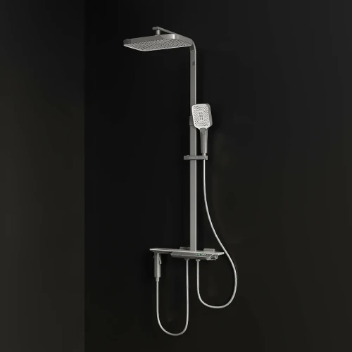 Душевая система RGW Shower Panels SP-35 51140135-01 с термостатом Хром латунь на стену
