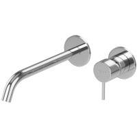 Смеситель для раковины Cezares Leaf LEAF-BLI2-20-L-01-W0 Хром латунь встраиваемый
