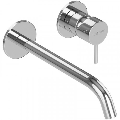 Смеситель для раковины Cezares Leaf LEAF-BLI2-20-L-01-W0 Хром латунь встраиваемый