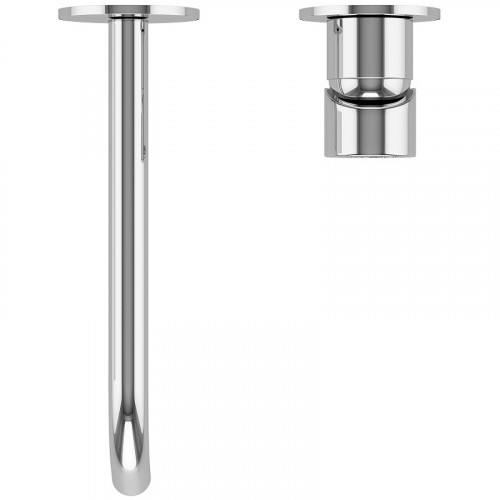 Смеситель для раковины Cezares Leaf LEAF-BLI2-20-L-01-W0 Хром латунь встраиваемый