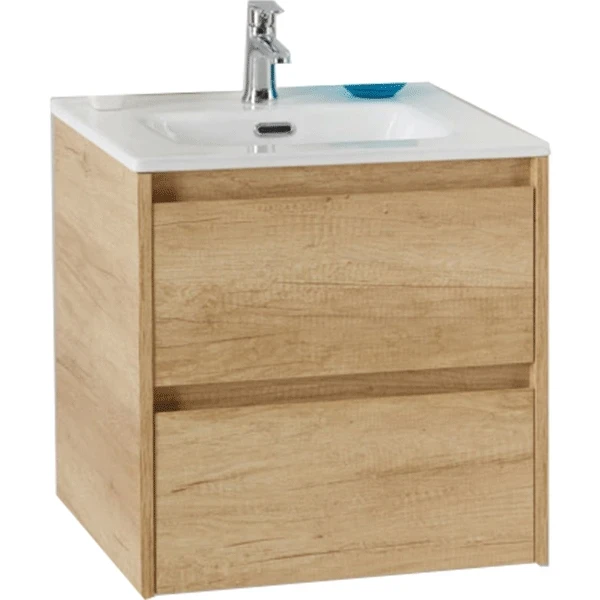 Тумба под раковину BelBagno KRAFT 39-600/390-2C-SO-RNN подвесная Rovere Nebrasca Nature МДФ / ЛДСП