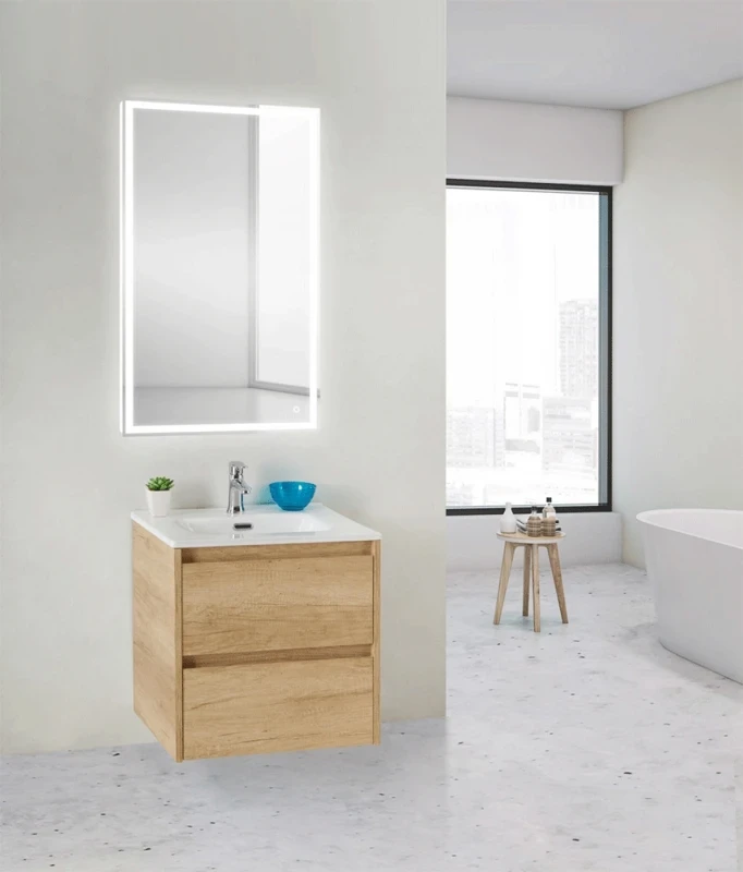 Тумба под раковину BelBagno KRAFT 39-600/390-2C-SO-RNN подвесная Rovere Nebrasca Nature МДФ / ЛДСП