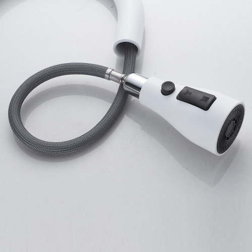 Смеситель для кухни Shevanik S363C цвет Белый